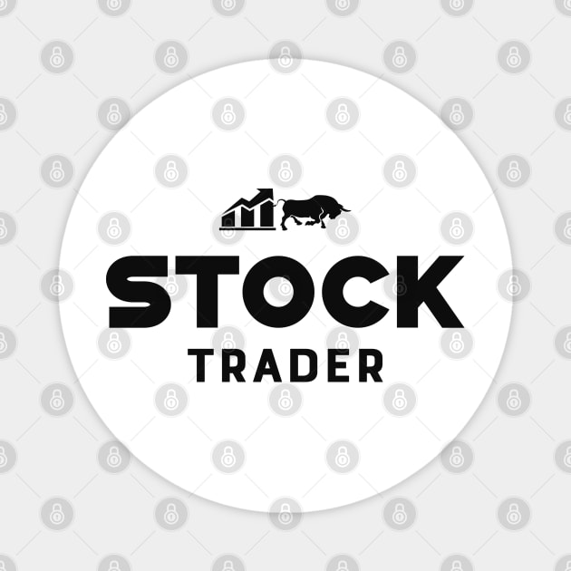 Stock Trader Magnet by KC Happy Shop